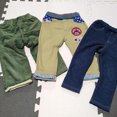 90　男の子　ズボン　3枚　まとめ売り