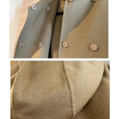 spickandspan レディース 36サイズ フード付きフーデットコート ウールコートの画像
