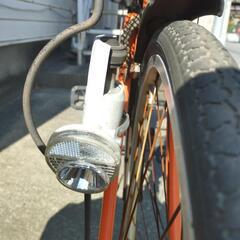 自転車(前後カゴ付き)の画像