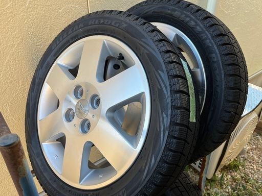 【引渡者決定】165/55R15・ダイハツ純正 コペン純正 ムーブ タント ミライース スタッドレス ★15×4.5J 100/4H ET45