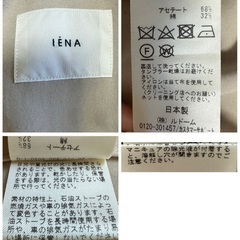 イエナ IENA / 36サイズ　アセテートコットンオーバーチェスターコートの画像