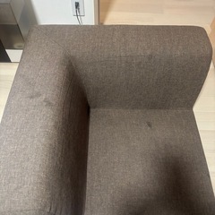 ローソファ　グレーの画像