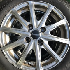 スタッドレスタイヤ　ブリヂストンVRX2 155\65R14ホイ...