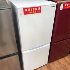 SHARP 2021年製 152L 2ドア冷蔵庫 SJ-D15G-W