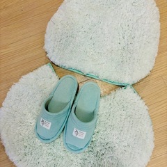 【美品】トイレカバー&マット&スリッパ