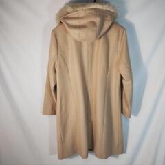 GLACIER フード付コート Lサイズ コート ロング丈　ハニーズ　ファー　フードの画像