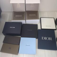 ブランド箱　BOXセット　収納　ディオール　ブルガリ　シロ　GUCCI