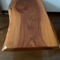 ★値引きしました　天然木テーブルの画像