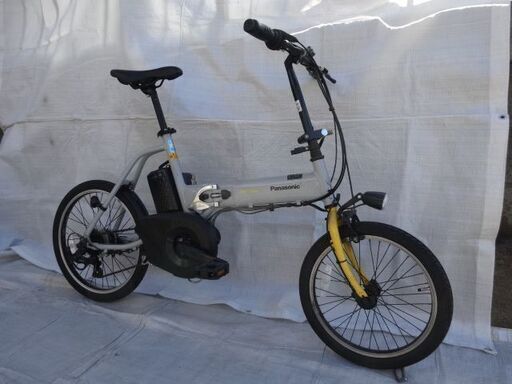 Panasonic（パナソニック）OFF TIME（オフタイム） ミニベロ　電動アシスト折り畳み自転車　管理NO.20250201-6