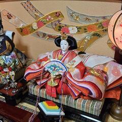 ひな人形 雛人形 3段 三段 おひなさま ひな祭り 桃の節句 中型フルセット