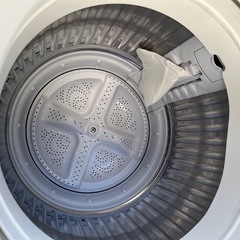 シャップ　2023年製　洗濯機6kgの画像