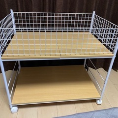 美品！大容量スチールラック！押入れ内収納！