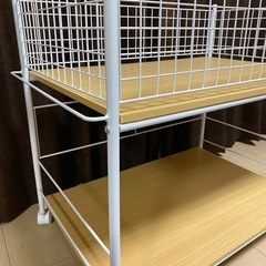 美品！大容量スチールラック！押入れ内収納！の画像