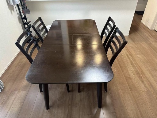 愛品館八千代店】ディノス 昇降バタフライテーブル 未使用品