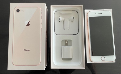 美品　docomo  iPhone8 SIMフリー64GB  ピンクゴールド