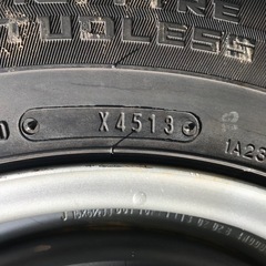 値下げしました　
DUNLOPスタッドレスタイヤ　＋　スチールホイールの画像