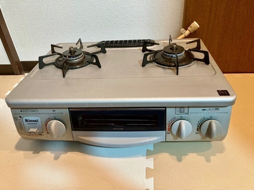 【お渡し決まりました】Rinnai ガスコンロ　KGE90SR (ホース付)