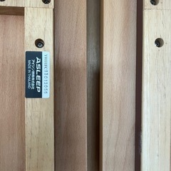 シングルベッドフレーム　アイシン精機　asleep マットレス無し