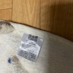 動物柄フリースポンチョの画像