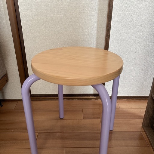 IKEA IKEA スツール ドムステン (枝豆) 摂津本山の椅子《スツール》の