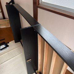 ベッドフレーム　ブラックの画像