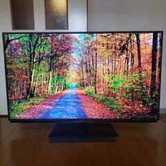 SHARP4K液晶テレビAQUOS 4T-C55DN1/2023年製[未使用に近い]倍速機能/AndroidTV/外付けHDD付き