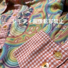 バックアレイ　兄弟お揃い　ハイカラシャツ　120 90 2枚セットの画像