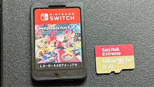 Nintendo Switch本体 マリオカート SDカード128GB 3点セット
