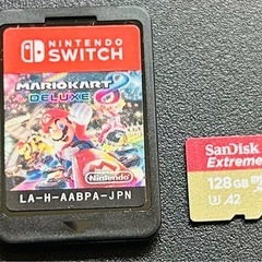 Nintendo Switch本体 マリオカート SDカード128GB 3点セットの画像