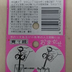 育て親セット(小鳥用給餌道具)の画像
