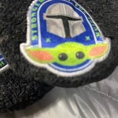 幼児用スリッパ　黒　コストコの画像