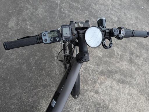 電動アシストクロスバイクEVA PLUS CROSSエヴァプラスグレー26インチ