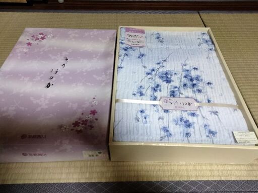 夏用タオルケットです。
