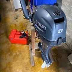 ヤマハ4サイクル８馬力船外機（美品）の画像