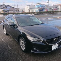 アテンザDXL,2,2革張、追従、はみ出し、クルーズ車シートヒーターパワーシート、プロアクティブ、車中泊、荷物も大丈夫、広々ワゴンの画像