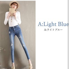 ダメージジーンズの画像