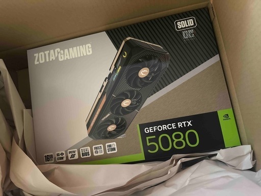 未開封】ZOTAC GAMING GEFORCE RTX 5080 16GB（ZOTAC GAMING