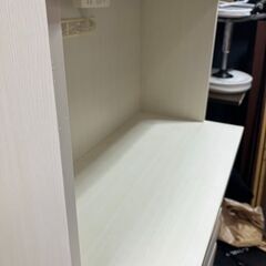 【配送無料】【日時指定可能】コンパクト カップボード 食器棚 キッチン収納 お気軽にコメント下さい。の画像