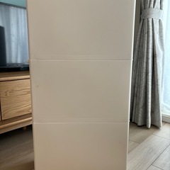 3段ゴミ箱の画像