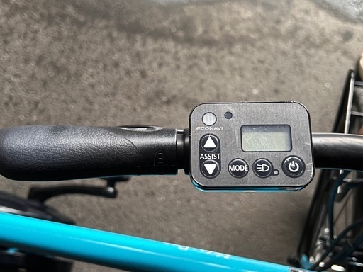 Panasonic(パナソニック)電動自転車 ベロスター フラットアクアブルー【充電器・バッテリー・鍵付き】