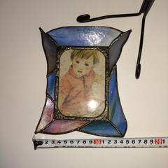 写真立て　ステンドガラスの画像