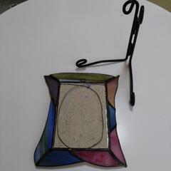 写真立て　ステンドガラスの画像