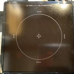 【リサイクルサービス八光】幅29.5㎝　テクノス　IH1口コンロ　ECT-1204の画像