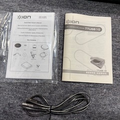【美品】ION Audio USBターンテーブル TTUSB10の画像