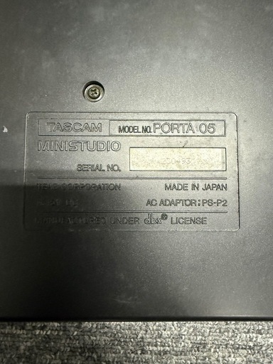 TASCAM PORTA 05 MINISTUDIO カセットMTR 箱付