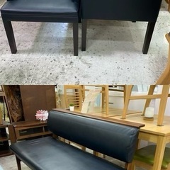 【愛品館 江戸川店 】伸長式テーブル ベンチダイニング4点セット NITORI（ニトリ）の画像