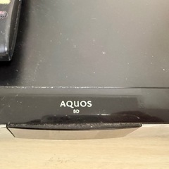 SHARP AQUOS テレビ　➕　Blu-rayの画像