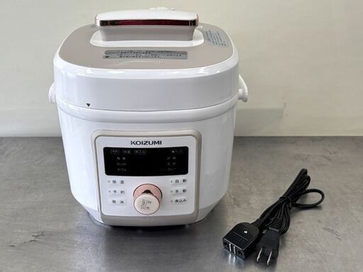 【自社配送は札幌市内限定】KOIZUMI/コイズミ マイコン電気圧力鍋 KSC-4501 2021年製 動作OK 中古【USED】