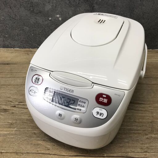 2/6終NH TIGER タイガー 5.5合炊き マイコン炊飯ジャー JBH-G102 炊飯器 2022年製 動作品 25b菊DO