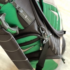 NIKE GOLF ナイキゴルフバック　緑×黒　の画像